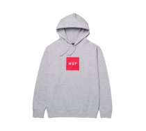 HUF Essentials Box Logo Hoodie Athletic Heather - Izmērs M (PF00465-ATHHR Džemperi)