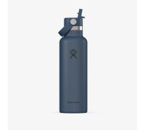 Hydro Flask 621 ml Standard Flex Straw Cap Harbor Blue - Izmērs Universāls (S21CFS384 Pudeles)