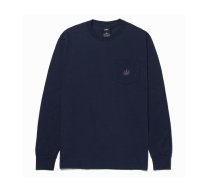 HUF Green Buddy Pocket Longsleeve Navy - Izmērs M (TS01664-NAVY Džemperi)