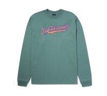 HUF Crackerjack Longsleeve Pine Green - Izmērs M (TS02097-PINE Džemperi)