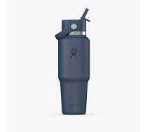 Hydro Flask 950ml Wide Flex Straw Travel Bottle Harbor Blue - Izmērs Universāls (WT32CFS384 Pudeles)