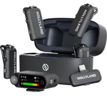 Hollyland LARK MAX 2 Combo 4-Person Version with Camera RX + USB-C RX microphone system (6701 COMBO 4-PERSON) (6701 COMBO 4-PERSON)