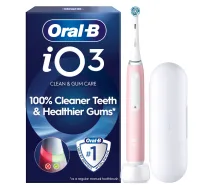Oral-B iO3 electric toothbrush, pink + travel case (005395) (005395)