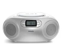 PHILIPS TAZ2000S/10 portable CD player with FM radio, silver (TAZ2000S/10) (TAZ2000S/10)