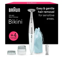 BRAUN Silk·épil bikini trimmer, + 4 attachments, FG1100, white (193771) (193771)
