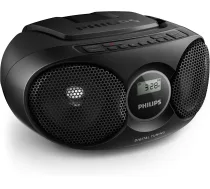 PHILIPS CD Soundmachine Portable CD Player, Black (AZ215B/12) (AZ215B/12)