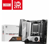 MSI MPG B650I EDGE WIFI AM5 mITX Motherboard (MPG B650I EDGE WIFI) (MPG B650I EDGE WIFI)