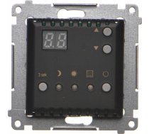 Kontakt-Simon Simon 54 Regulator temperatury z wyswietlaczem z czujnikiem wewnetrznym (modul) 16(2) A 230V czarny mat DTRNW.01/49 DTRNW.01/49 (5902787871819) ( JOINEDIT62794857 )