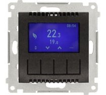 Kontakt-Simon Simon 54 Regulator temperatury z wyswietlaczem (czujnik wewnetrzny lub sonda) antracyt metalizowany DETD1A.01/48 DETD1A.01/48 (5902787876418) ( JOINEDIT62794715 )