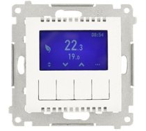 Simon 54 Termostat programowalny z wyswietlaczem z wew zewn czujnikiem temperatury bez sondy (modul) 16A 230V bialy DETD1A.01/11 DETD1A.01/11 (5902787876357) ( JOINEDIT84504540 )