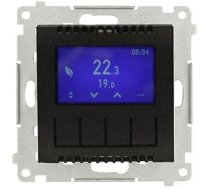 Simon 54 Termostat programowalny z wyswietlaczem z wew zewn czujnikiem temperatury bez sondy(modul) 16A 230V czarny DETD1A.01/49 DETD1A.01/49 (5902787876425) ( JOINEDIT84504541 )