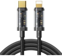 Joyroom S-CL020A12 Type-C to Lightning 20W Data Cable 1.2m-Black ( S CL020A12 black 107604-uniw 6941237196323 JYR428 S-CL020A12 1.2m Bl ) USB kabelis