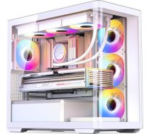 Jonsbo D300 Midi-Tower 270 Grad Tempered Glass - weis ( D300 WHITE GEJB-148 ) Datora korpuss
