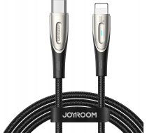 Kabel USB Joyroom USB-C - Lightning 1.2 m Czarny (JYR844) JYR844 (6941237111456) ( JOINEDIT62451179 ) USB kabelis