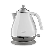 Delonghi Kettle KBOC2001W Electric 3000 W 1.7 L Stainless steel 360 degrees rotational base White ( KBOC2001W 0210110117 ) Elektriskā Tējkanna