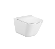 Miska WC Roca A34H472000 GAP SQUARE MISKA WC WISZACA RIMLESS + DESKA ULTRASLIM/DUR/WOL // CE.ROGS.MW-DS/ULTRASLIM/DUR/WOL ( A34H472000 0278 )
