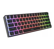 GAMING KEYBOARD GENESIS THOR 660 G2 US BLACK WIRELESS RGB MECHANICAL GATERON RED ( NKG 1916 465430 ) klaviatūra