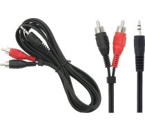 Kabel Blow Jack 3.5mm - RCA (Cinch) x2 1.8m czarny (4336#) 4336# (5900804054481) ( JOINEDIT62722691 ) kabelis video audio