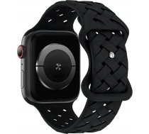 Beline pasek Apple Watch Silicone Woven 384041mm czarny black box ( 5905359818779 13295008 )