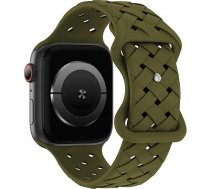 Beline pasek Apple Watch Silicone Woven 42444549mm oliwkowy oliver box ( 5905359818830 13295011 )