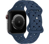 Beline pasek Apple Watch Silicone Woven 384041mm niebieski deep blue box ( 5905359818786 13295012 )