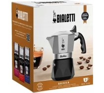 Bialetti Brikka Moka pot 0.1 L Black Stainless steel(Ekspoz.) ( 8006363040556 BOX ) Kafijas automāts