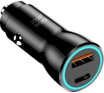 Ladowarka Blue Star BLUE STAR ladowarka samochodowa 3A 25W Typ C + USB A PD QC3.0 AFC PPS czarna 13963168 (5903396275784) ( JOINEDIT63594788 ) iekārtas lādētājs