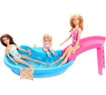 Lalka Barbie + Basen ( HRJ74 ) bērnu rotaļlieta