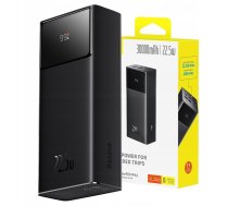 Baseus EnerFill FP41 30000mAh 22.5W Power Bank with Simple USB-A - USB-C 3A 30cm Cable - Black ( 6932172691844 E0027K00 ) Powerbank mobilā uzlādes iekārta