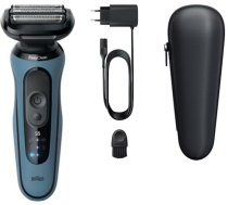 Braun Shaver Series 5 52-A1000s Operating time (max) 50 min Wet Dry Lithium Ion Blue/Black (8700216645782) ( 8700216645782 52-A1000s ) Vīriešu skuveklis