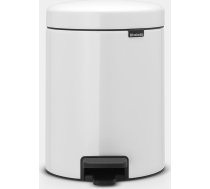 Brabantia Pedal Bin Newicon 5 0 L white ( 11 20 65 112065 22112065 8710755112065 ) atkritumu tvertne