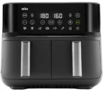Frytkownica beztluszczowa Braun TD 3030I BK Podwojny 8 l Autonomiczny 2850 W Frytkownica na gorace powietrze Czarny 0X12500010 (8021098005601) ( JOINEDIT90092002 ) Fritēšanas iekārta