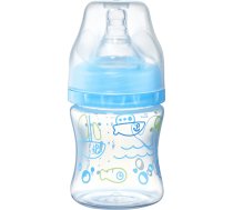 Pudele ar plato kakliņu 120 ml BabyOno 40203 blue ( ONO 402.03 ON-1863 )
