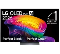 LG OLED 4K evo AI C6 TV OLED65C61LA 65 Smart TV webOS UHD Black (8806096685969) ( OLED65C61LA.AEU 925003435 ) LED Televizors