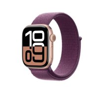 Apple Watch Series 10 (GPS) 42 mm ruusukulta alumiinikuori ja luumunvarinen Sport Loop -ranneke (MWWK3) ( MWWK3QN/A )