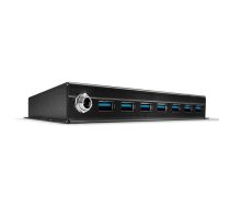 Lindy USB 3.1/3.0 Industrie Hub 7 Port ( LINDY 43128 4002888431286 ) USB centrmezgli