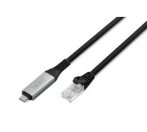 USB-C - RJ45 cable AK-300601-050-S ( AK 300601 050 S 4016032502043 ) tīkla kabelis