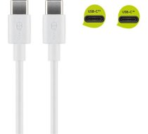 Goobay USB-C Charging and Sync Cable 2 m white Goobay ( 4040849512445 ) iekārtas lādētājs