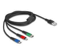 DELOCK USB 3in1 Ladekabel fur Lightning/Micro-USB/USB C 2m ( 90156 ) kabelis vads