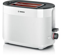 Bosch Compact Toaster TAT2M121 MyMoment Power 950 W Number of slots 2 Housing material Plastic White ( TAT2M121 241089485 4242005400454 ) Tosteris