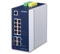 PLANET Industrial L3 8-Port 1000T + 4-Port 10G SFP+ ( IGS 6325 8T4X ) komutators