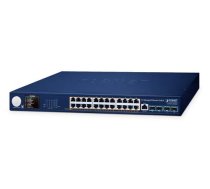 PLANET 24-Port PoE+ Managed Switch w/ LCD Screen GS-6311-24P ( GS 6311 24P4XV ) komutators