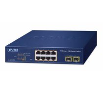 Planet 8-Port Poe+ Web Smart Switch GS-2210-8P2S ( GS 2210 8P2S ) komutators