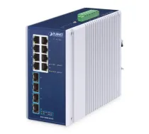 Planet Industrial 8-Port Switch IGS-1000-8T4X ( 4711605287654 511352 IGS-1000-8T4X ) komutators