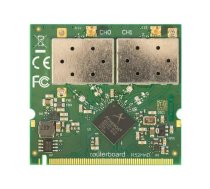 MikroTik 802.11a/b/g/n High Power Dual Band MiniPCI card with MMCX 4752224002631 30000 ( R52HND ) datortīklu aksesuārs