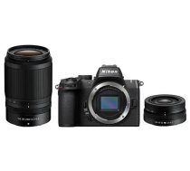 Nikon Z50 II -jarjestelmakamera + 16-50 mm ja 50-250 mm -objektiivit ( VOA150K002 )