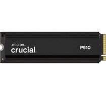 Crucial P510 Gen5 2280 2TB NVMe PCIe M.2 SSD mit Heatsink ( CT2000P510SSD5 ) SSD disks