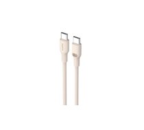 Havit CB6284 - USB Type C to USB Type C cable 2.0 m (beige) ( CB6284 2.0m 6939119066239 )