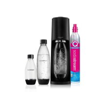 SodaStream Soda Maker Terra Megapack QC black Schwarz incl 3 bottles (2270214) (2270214) 7290113769021 ( 2270214 1012813771 7290113769021 TERRA BLACK VALUE PACK 3 )