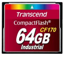 Transcend 64GB CF 64GB Kompaktflash Speicherkarte (TS64GCF170) ( TS64GCF170 ) atmiņas karte